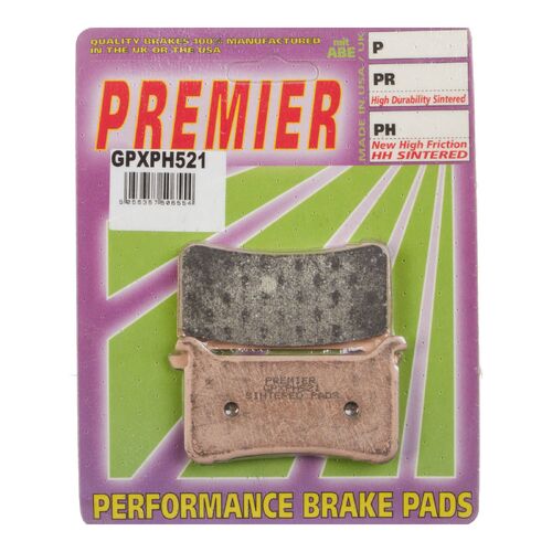 Honda CBR1000RR FireBlade ABS 2017-2019 Premier Racing Front Brake Pads