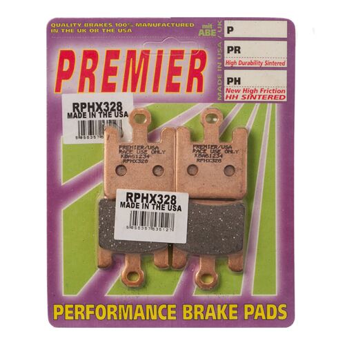 Kawasaki ZX10R 2004-2007 Premier Racing Sintered Front Brake Pads