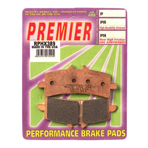 Suzuki GSXR750 30TH Ed 2016 Premier Racing Sintered Front Brake Pads