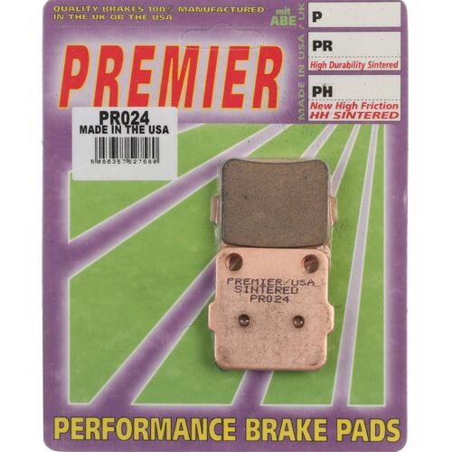 Yamaha YFZ350 Banshee 1987-2008 Premier Full Sintered Rear Brake Pads