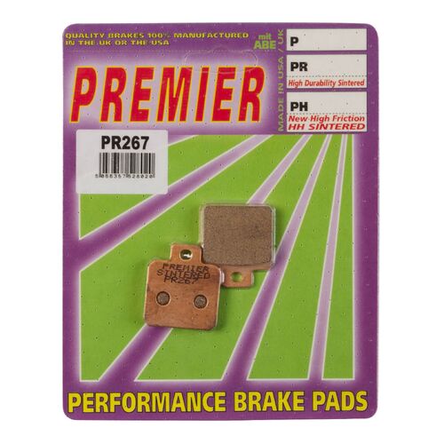 Hyosung TE50 2005-2007 Premier Full Sintered Rear Brake Pads