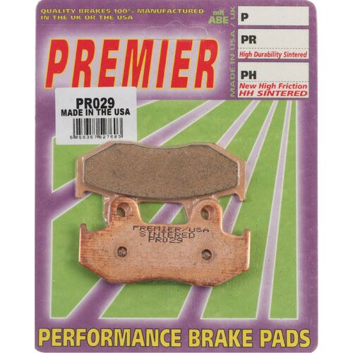 Honda ATC250R 1985-1986 Premier Full Sintered Front Brake Pads