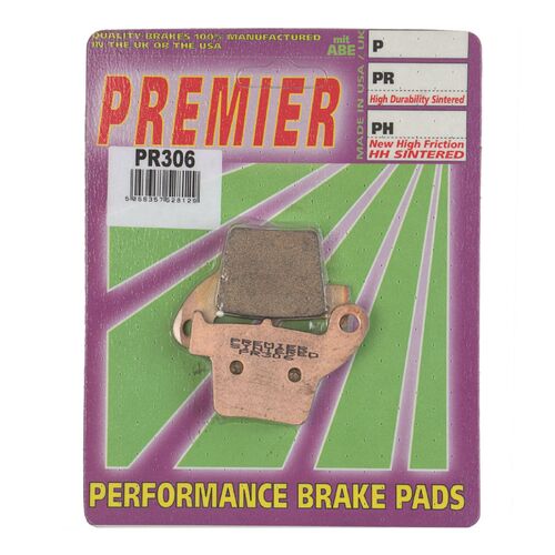 Honda CR125R 2002-2007 Premier Full Sintered Rear Brake Pads