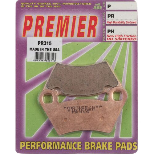 Polaris Ace 325 2015-2016 Premier Full Sintered Rear Brake Pads