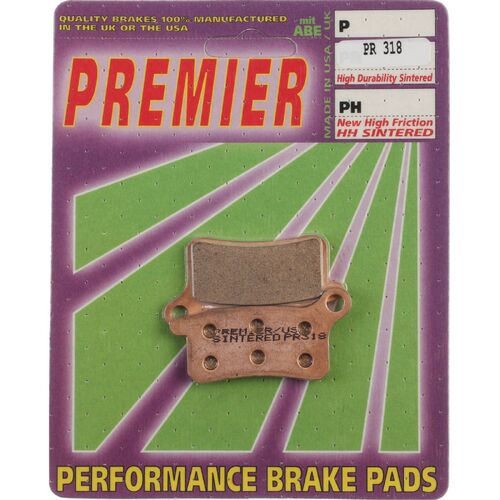 KTM 85 SX BW 2003-2010 Premier Full Sintered Rear Brake Pads