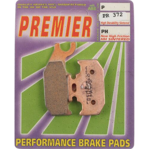 Yamaha YFM700R Raptor 2WD 2006-2012 Premier Full Sintered Rear Brake Pads