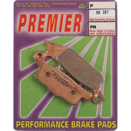 Yamaha YFM550FA EPS Grizzly 4WD 2009-2014 Premier Full Sintered Left Rear Brake Pads