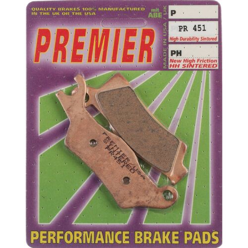 Can-Am OutLander 1000 2013-2014 Premier Full Sintered Left Front Brake Pads