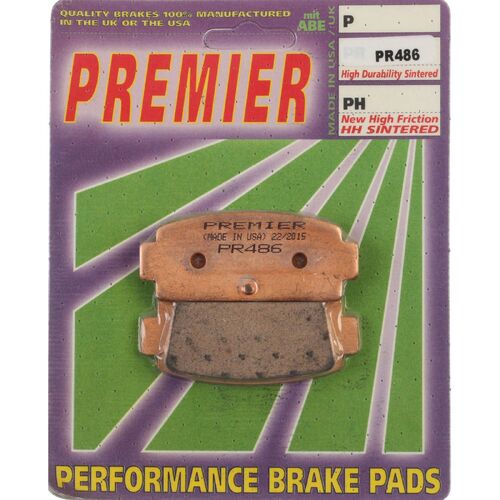 CF Moto Z6EX Terracross 2013-2014 Premier Full Sintered Rear Brake Pads