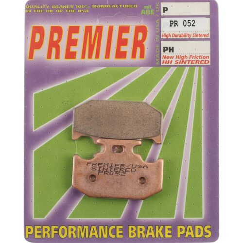 Kawasaki KDX200 1989-2008 Premier Full Sintered Rear Brake Pads