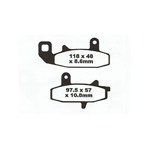 Suzuki DR750S 1988-1991 Premier Full Sintered Front Brake Pads