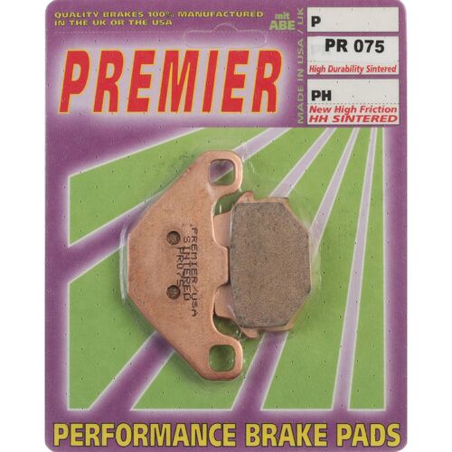 Kawasaki KX500 1986-1988 Premier Full Sintered Rear Brake Pads