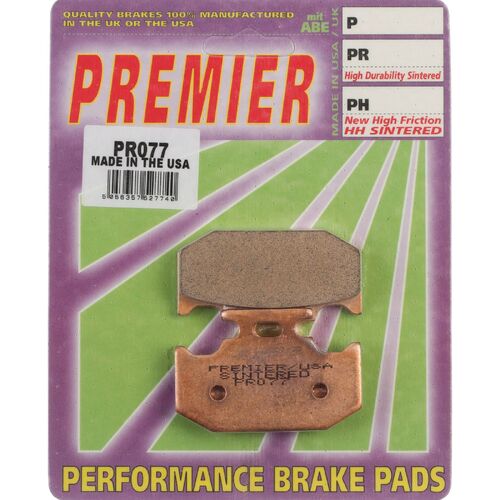 Suzuki DRZ250 2001-2020 Premier Full Sintered Rear Brake Pads