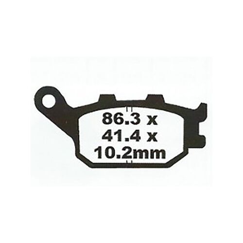 Honda VTX1300C 2006-2009 Premier Semi Sintered Rear Brake Pads