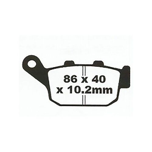 Buell Blast 2000-2007 Premier Semi Sintered Rear Brake Pads