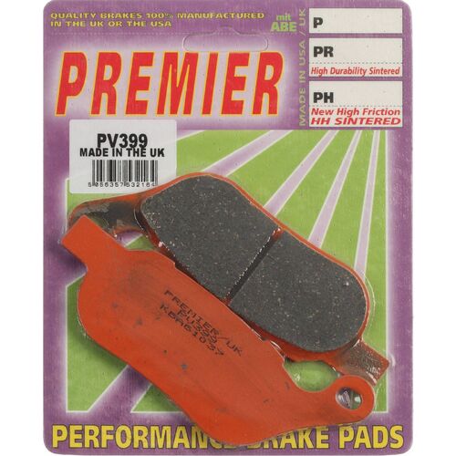 Harley Davidson FLD Dyna Switchback 2012-2017 Premier Semi Sintered Rear Brake Pads