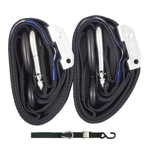 Gorillas Grip Motorcycle Tie Downs Straps 38mm Black