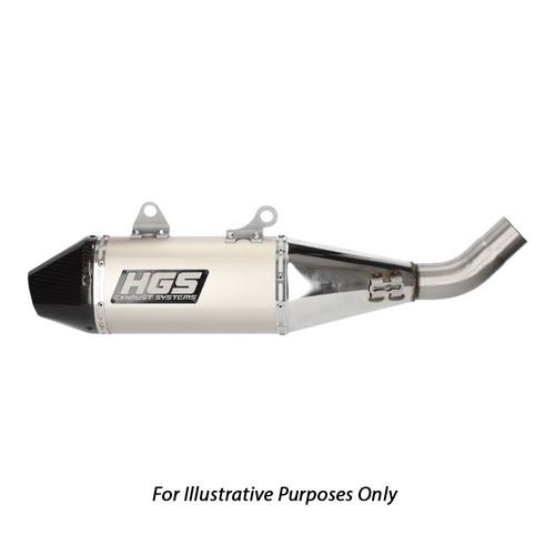 KTM 250 SX-F 2023 - 2025 HGS Stainless Steel Carbon 4 Stroke Silencer Exhaust Muffler Pipe