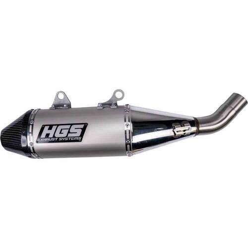 Gas-Gas MC 250F 2024 HGS Stainless Steel Carbon 4 Stroke Silencer Exhaust Muffler Pipe