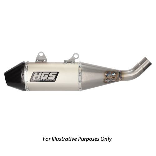 Husqvarna FE450 2024 HGS Titanium Carbon 4 Stroke Slip On Silencer Exhaust Muffler Pipe