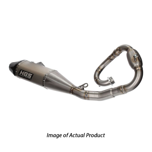 Yamaha YZ250F 2019 - 2025 HGS Titanium Carbon 4 Stroke Full Exhaust Pipe System