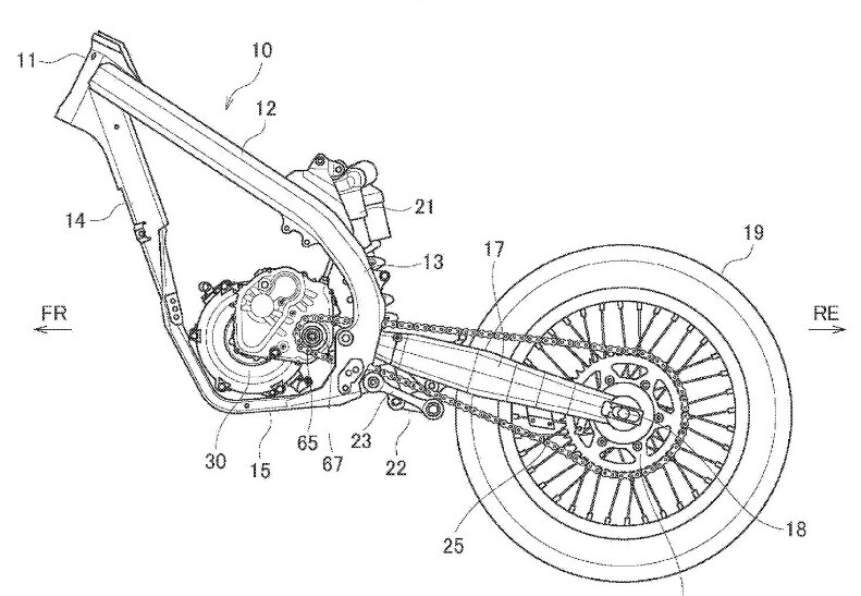 Suzuki patents for electric MX bike?