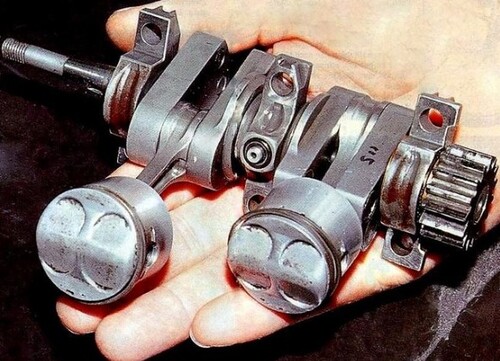 Honda RC115 crankshaft