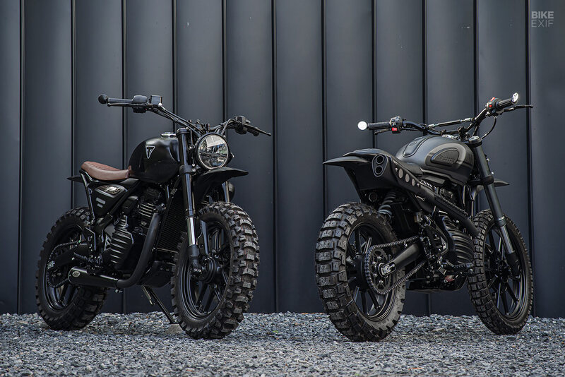 Another from K-Speed in Japan...Triumph scrambler builds!