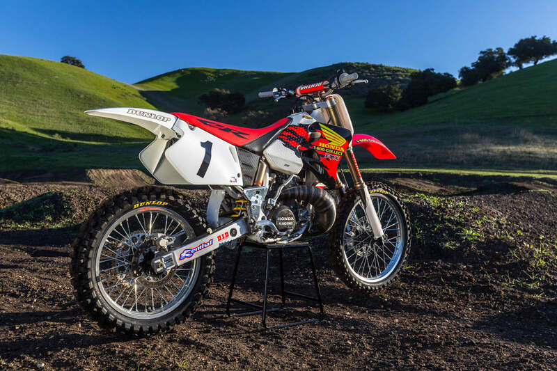 Jeremy McGrath's works Honda CR250R two-stroke