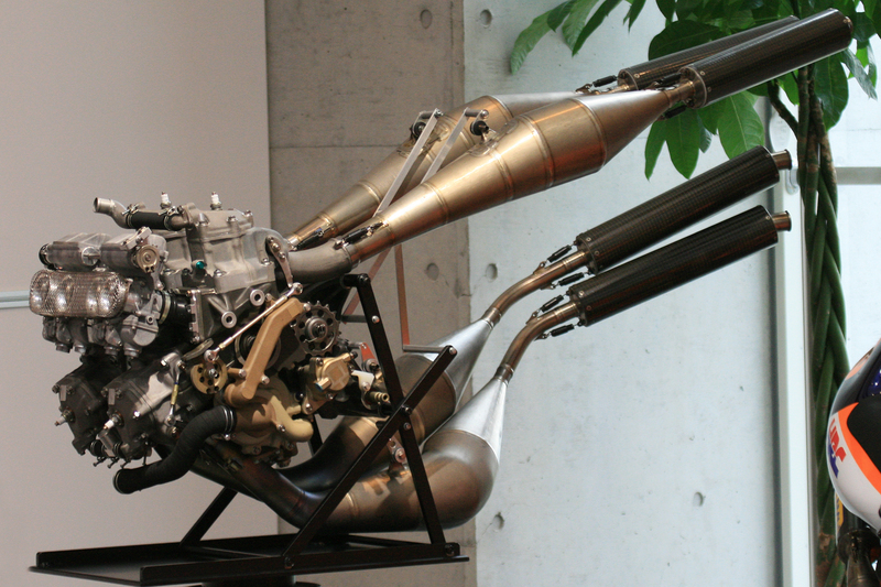 Honda NSR500 V4 two-stroke engine from 1997